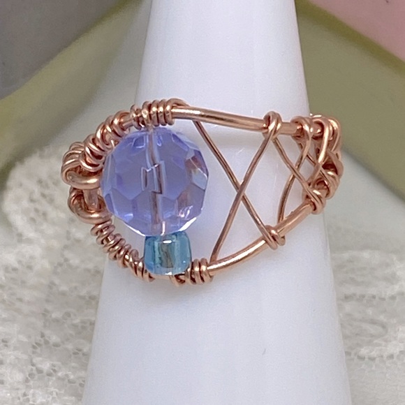 Handmade copper ring - Picture 2 of 6